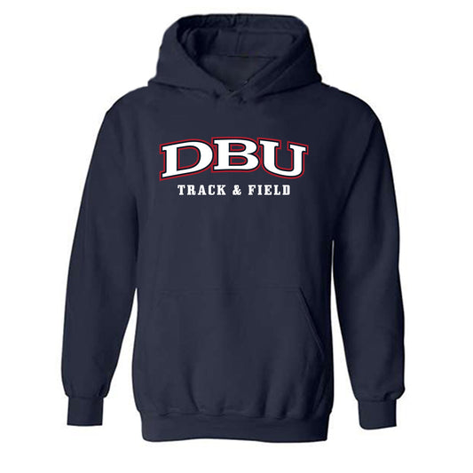 Dallas Baptist - NCAA Men's Track & Field : Dylan Hill - Classic Shersey Hooded Sweatshirt-0