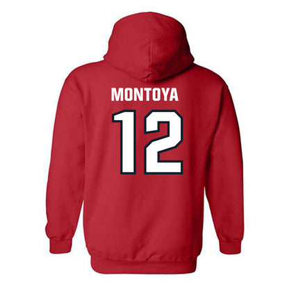 Dallas Baptist - NCAA Women's Soccer : Hannah Montoya - Hooded Sweatshirt-1