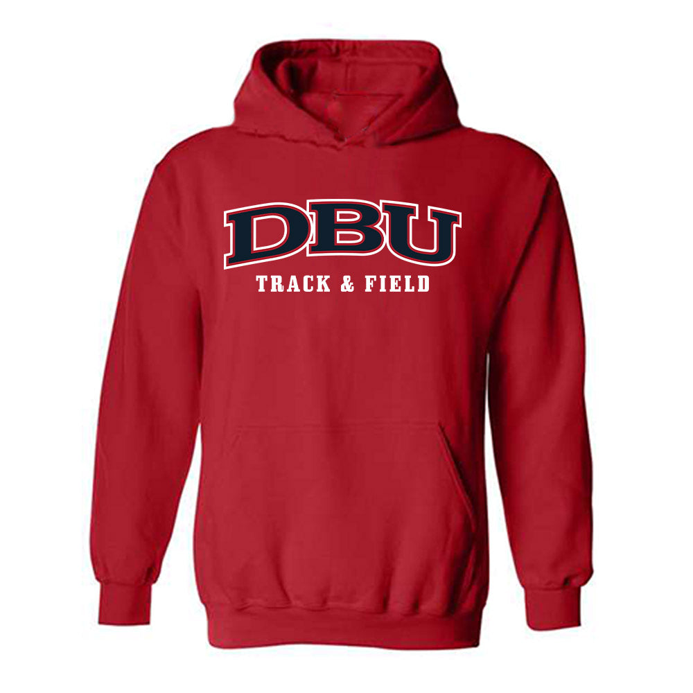 Dallas Baptist - NCAA Men's Track & Field : Jordan Miles - Hooded Sweatshirt