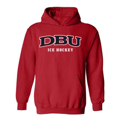 Dallas Baptist - NCAA Men's Ice Hockey : Trevor Johnson - Hooded Sweatshirt-0