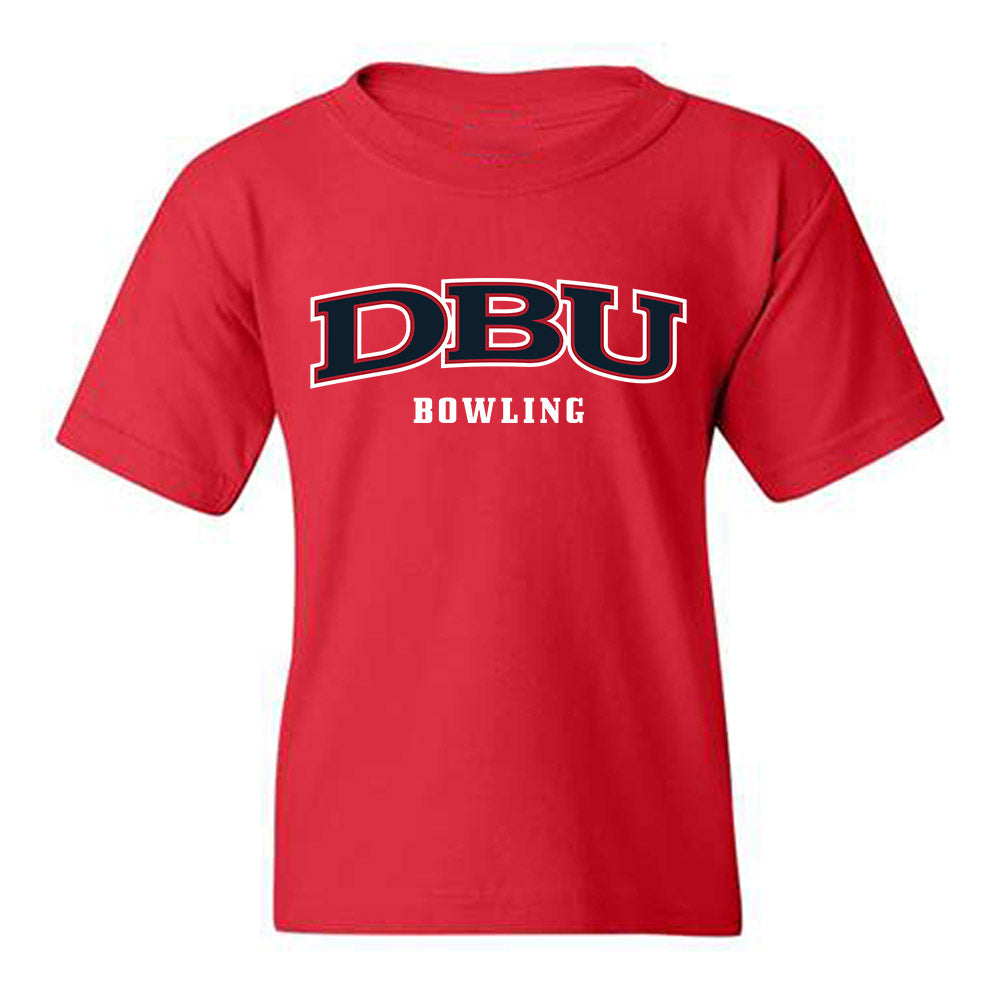 Dallas Baptist - NCAA Women's Bowling : Travis Sorola - Youth T-Shirt-0