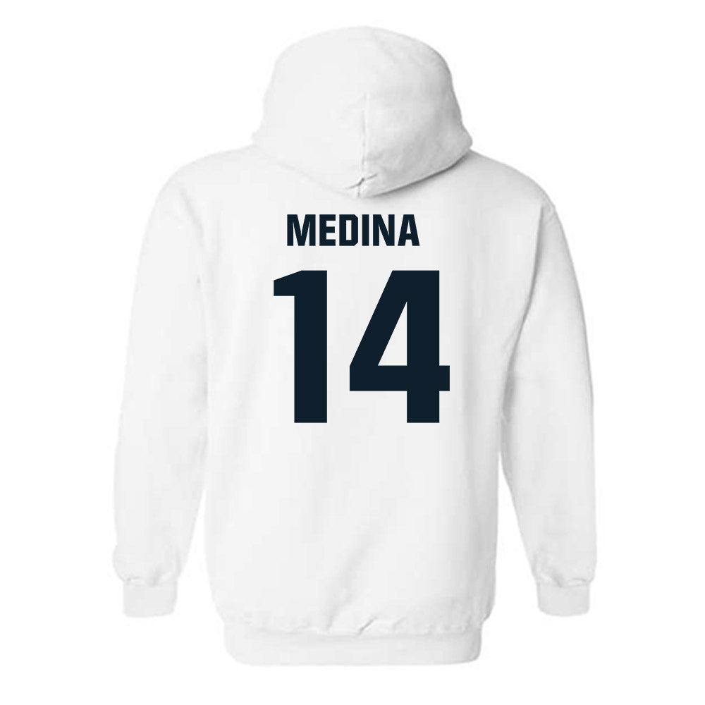 Dallas Baptist - NCAA Women's Soccer : Isabella Medina - Hooded Sweatshirt-1