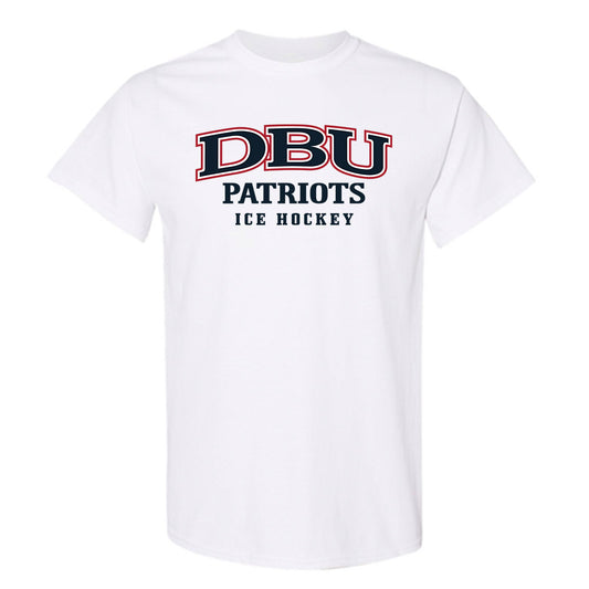 Dallas Baptist - NCAA Men's Ice Hockey : Arturo Garcia - T-Shirt-0