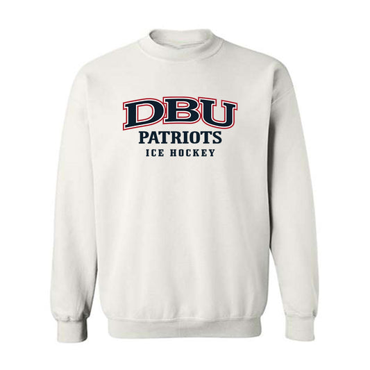 Dallas Baptist - NCAA Men's Ice Hockey : Arturo Garcia - Crewneck Sweatshirt-0