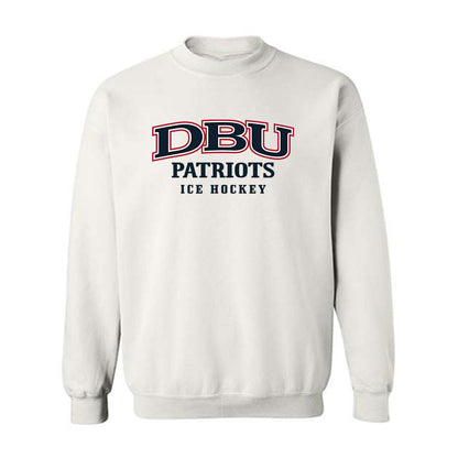 Dallas Baptist - NCAA Men's Ice Hockey : Trevor Johnson - Crewneck Sweatshirt-0