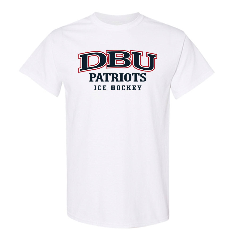 Dallas Baptist - NCAA Men's Ice Hockey : David Huntting - T-Shirt-0