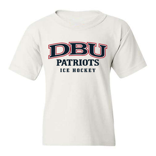 Dallas Baptist - NCAA Men's Ice Hockey : David Huntting - Youth T-Shirt-0