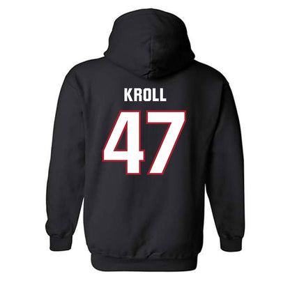 Dallas Baptist - NCAA Baseball : Athan Kroll - Classic Shersey Hooded Sweatshirt-1