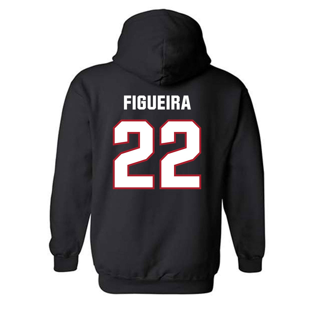 Dallas Baptist - NCAA Men's Basketball : Daniel Figueira - Classic Shersey Hooded Sweatshirt-1