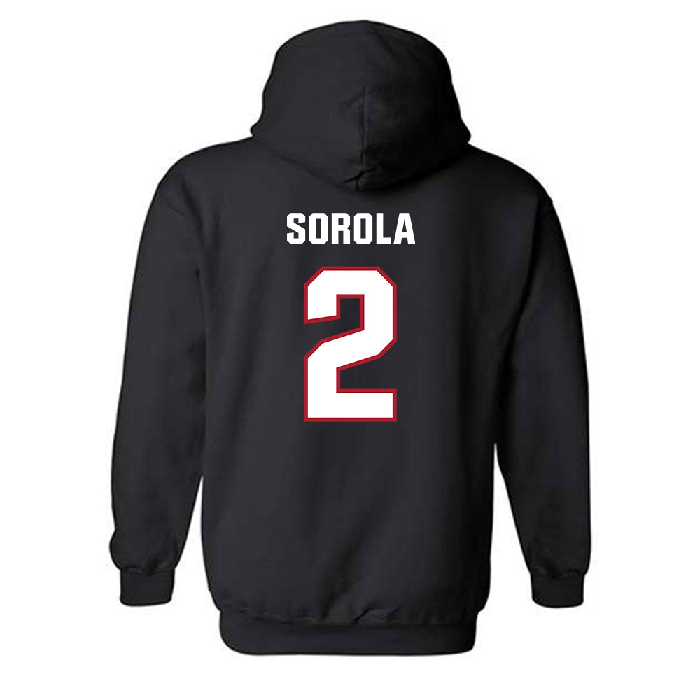 Dallas Baptist - NCAA Women's Bowling : Travis Sorola - Classic Shersey Hooded Sweatshirt-1