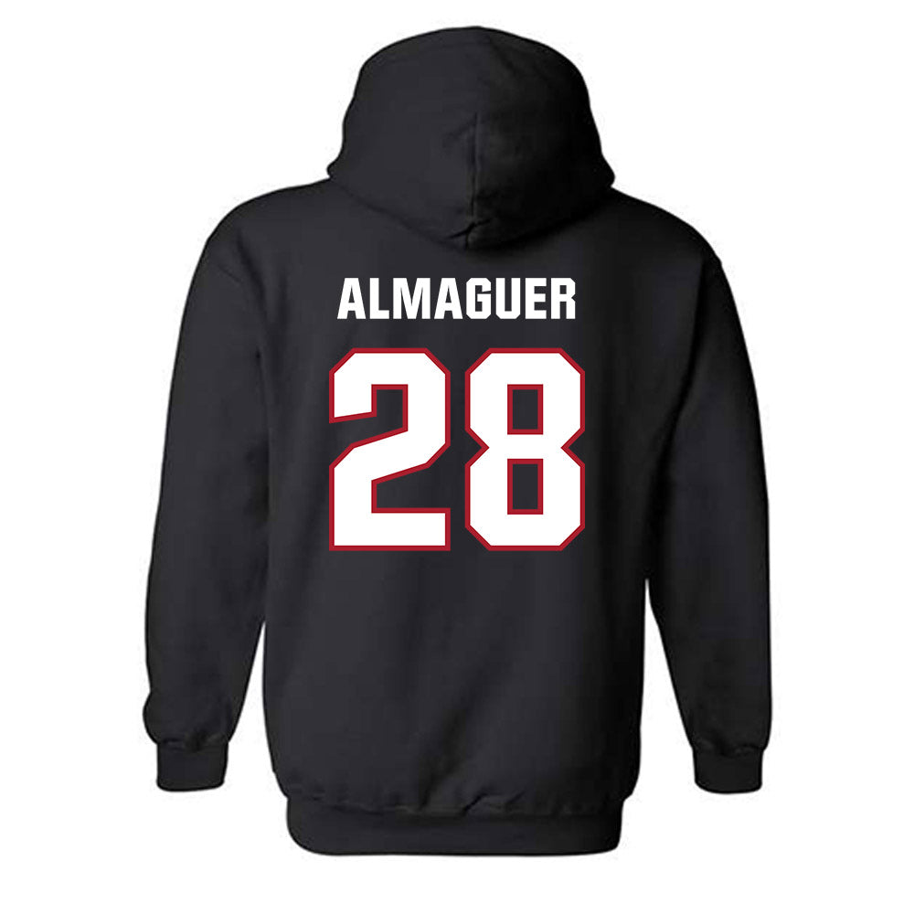 Dallas Baptist - NCAA Men's Soccer : Geovanni Almaguer - Classic Shersey Hooded Sweatshirt-1