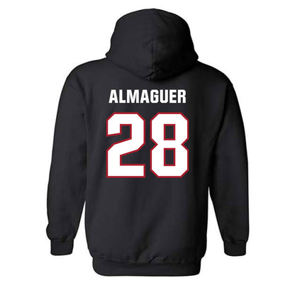 Dallas Baptist - NCAA Men's Soccer : Geovanni Almaguer - Classic Shersey Hooded Sweatshirt-1