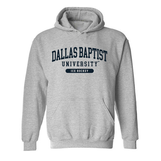 Dallas Baptist - NCAA Men's Ice Hockey : Trevor Johnson - Classic Shersey Hooded Sweatshirt-0