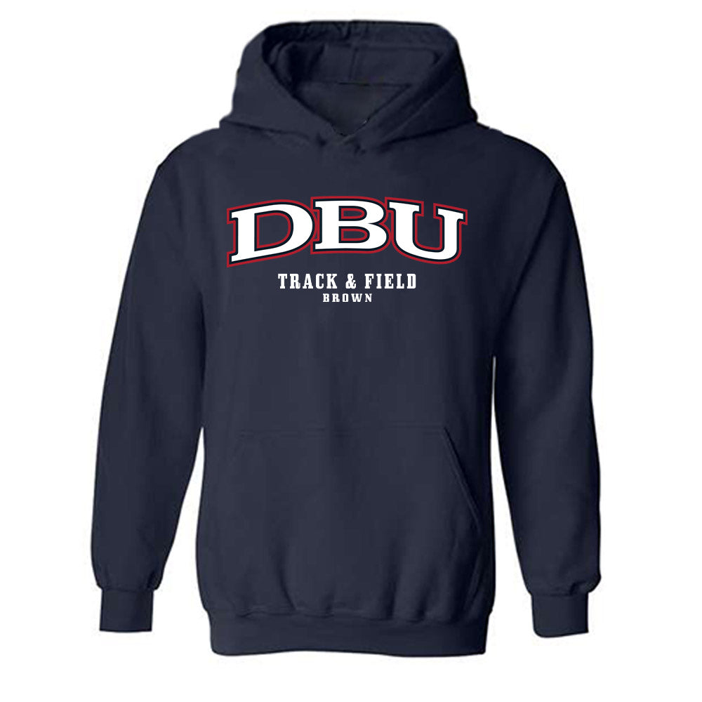 Dallas Baptist - NCAA Women's Track & Field : Talitha Brown - Classic Shersey Hooded Sweatshirt-0