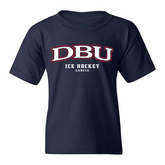 Dallas Baptist - NCAA Men's Ice Hockey : Arturo Garcia - Classic Shersey Youth T-Shirt-0