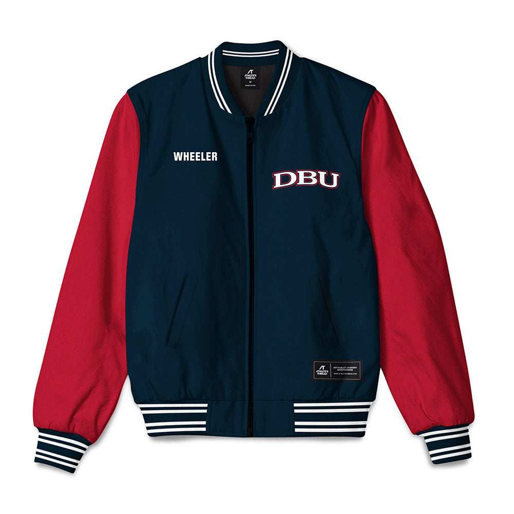 Dallas Baptist - NCAA Women's Track & Field : Cierra Wheeler - Bomber Jacket-0