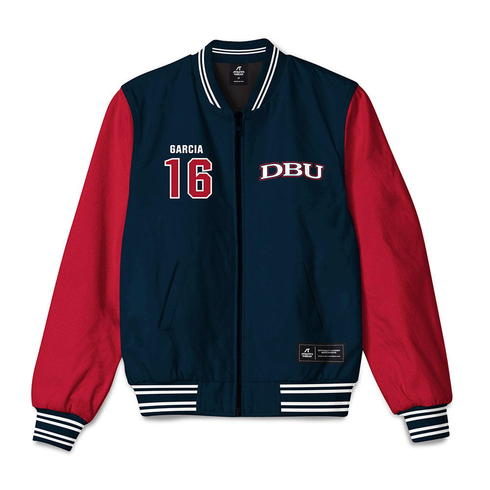 Dallas Baptist - NCAA Men's Ice Hockey : Arturo Garcia - Bomber Jacket-0