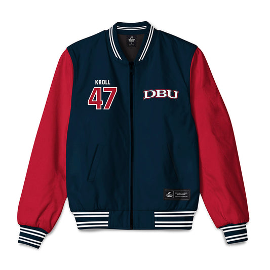 Dallas Baptist - NCAA Baseball : Athan Kroll - Bomber Jacket-0