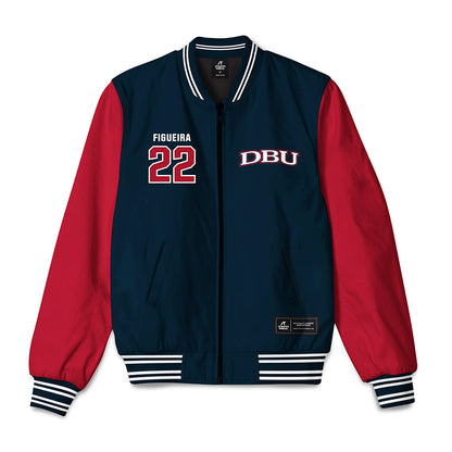 Dallas Baptist - NCAA Men's Basketball : Daniel Figueira - Bomber Jacket-0