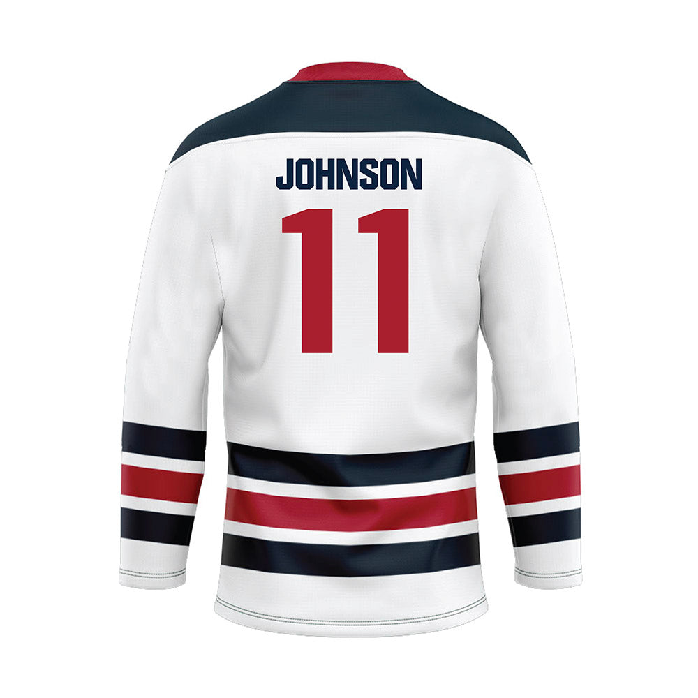 Dallas Baptist - NCAA Men's Ice Hockey : Trevor Johnson - Hockey Jersey-1