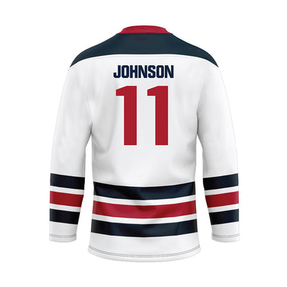 Dallas Baptist - NCAA Men's Ice Hockey : Trevor Johnson - Hockey Jersey-1