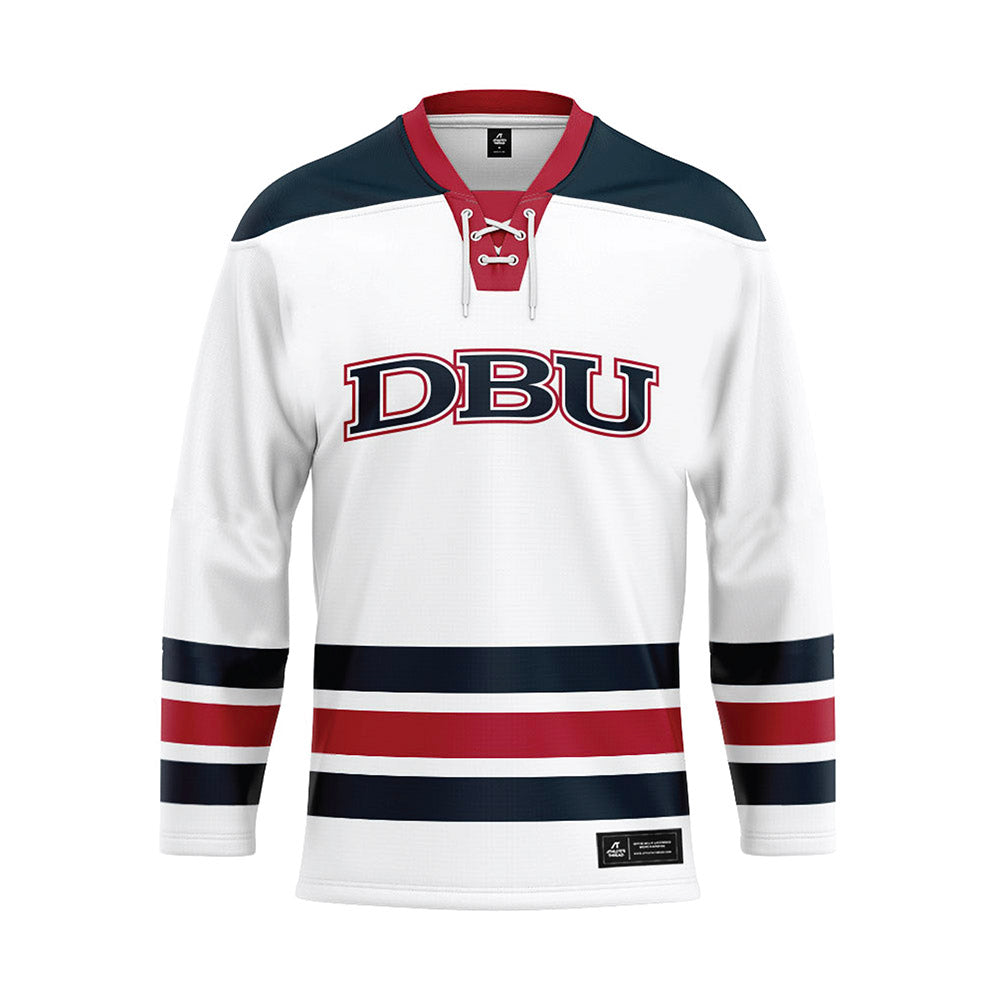 Dallas Baptist - NCAA Men's Ice Hockey : Arturo Garcia - Hockey Jersey-0