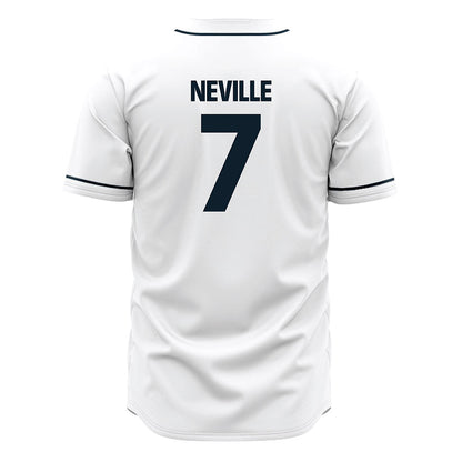 Dallas Baptist - NCAA Baseball : Cooper Neville - White Jersey-1