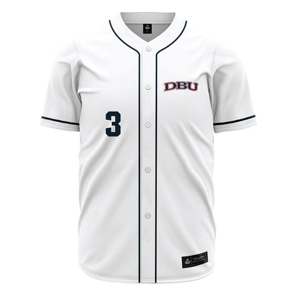 Dallas Baptist - NCAA Baseball : Dylan Cupp - White Jersey-0