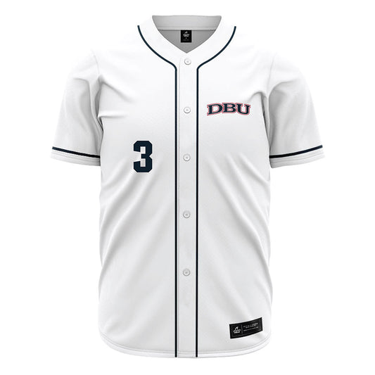 Dallas Baptist - NCAA Baseball : Dylan Cupp - White Jersey-0