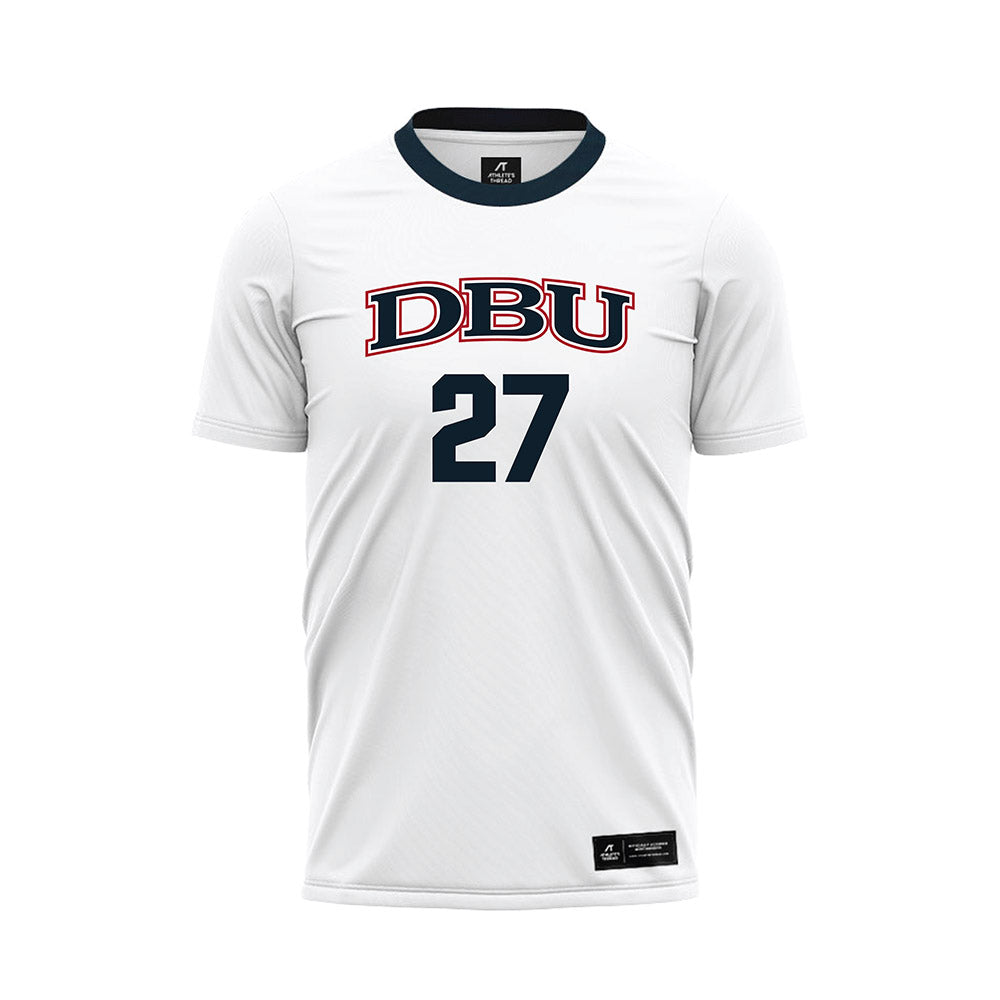 Dallas Baptist - NCAA Women's Soccer : Ashley Washburn - White Soccer Jersey-0