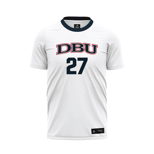 Dallas Baptist - NCAA Women's Soccer : Ashley Washburn - White Soccer Jersey-0