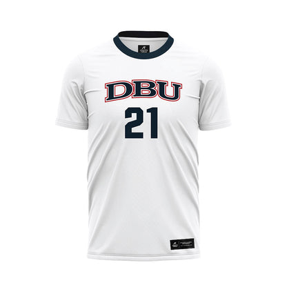 Dallas Baptist - NCAA Women's Soccer : Madeline Talkington - White Soccer Jersey-0