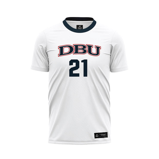 Dallas Baptist - NCAA Women's Soccer : Madeline Talkington - White Soccer Jersey-0