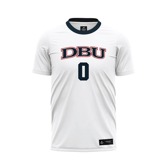 Dallas Baptist - NCAA Women's Soccer : Leslie Miller - White Soccer Jersey-0