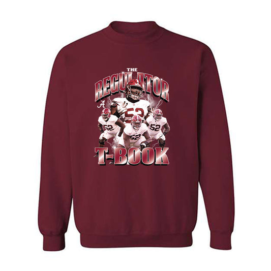 Alabama - NCAA Football : Tyler Booker - Player Collage Crewneck Sweatshirt