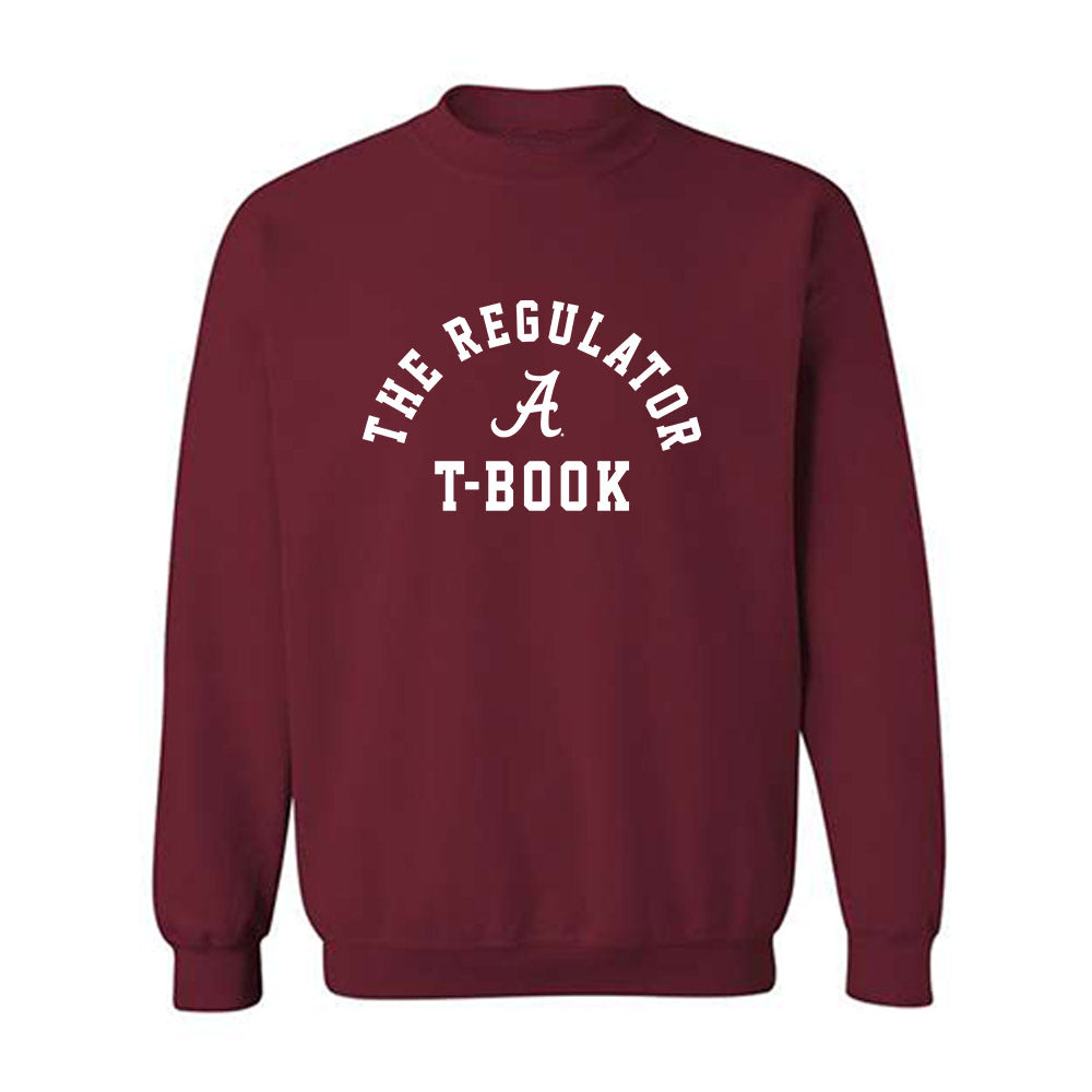 Alabama - NCAA Football : Tyler Booker - Garnet Statement Shirt Crewneck Sweatshirt