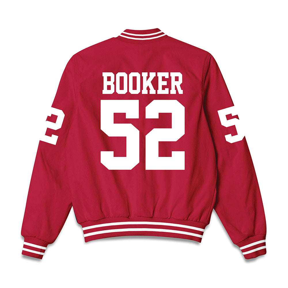 Alabama - NCAA Football : Tyler Booker - Crimson Bomber Jacket