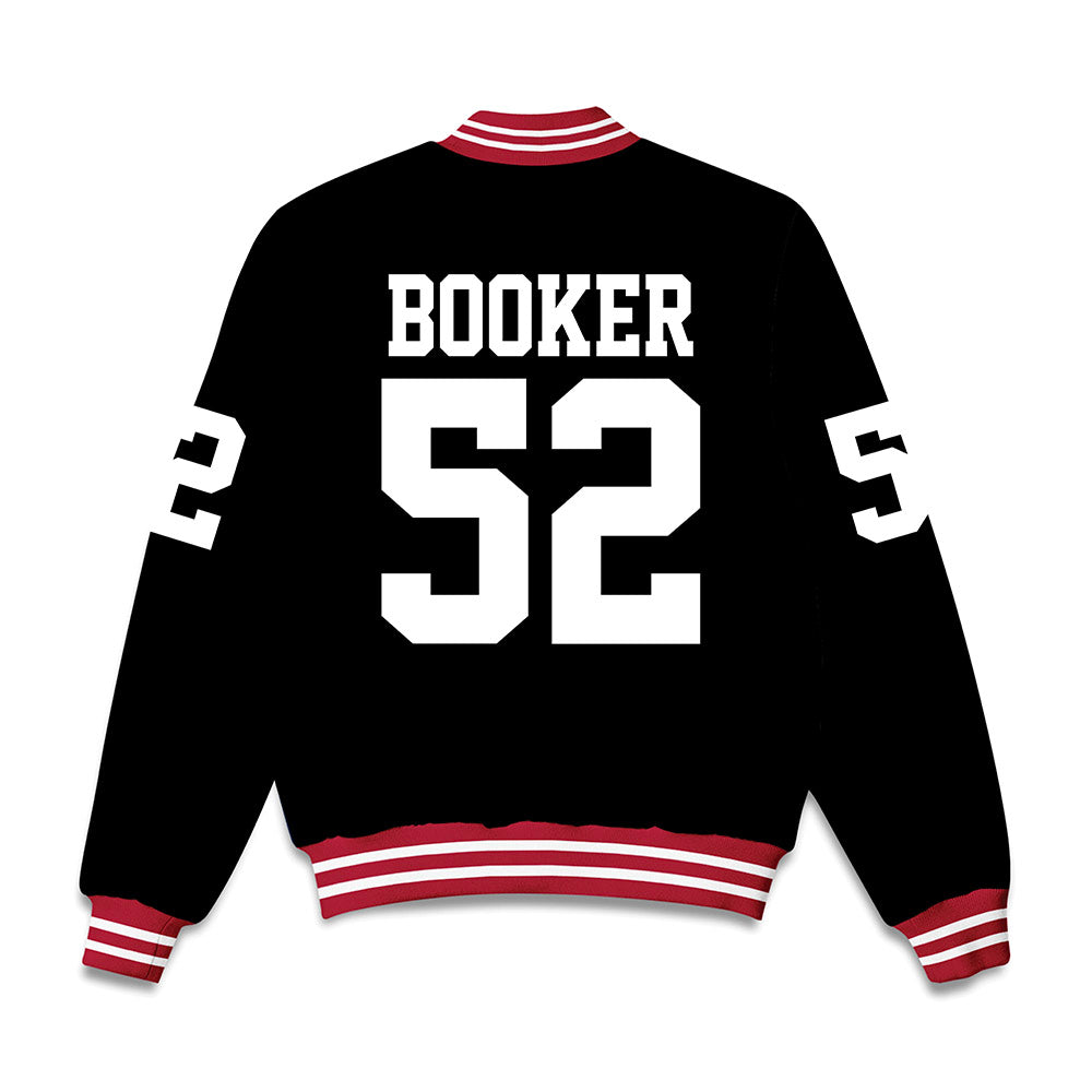 Alabama - NCAA Football : Tyler Booker - Black Bomber Jacket