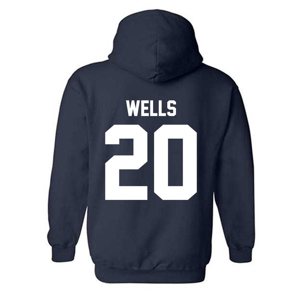Nevada - NCAA Football : Cody Wells - Classic Shersey Hooded Sweatshirt-1