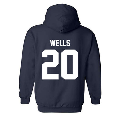 Nevada - NCAA Football : Cody Wells - Classic Shersey Hooded Sweatshirt-1