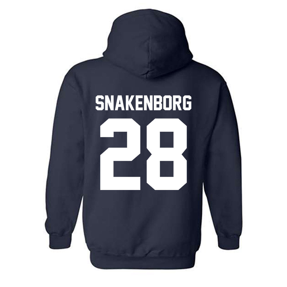 Nevada - NCAA Baseball : nate Snakenborg - Classic Shersey Hooded Sweatshirt-1