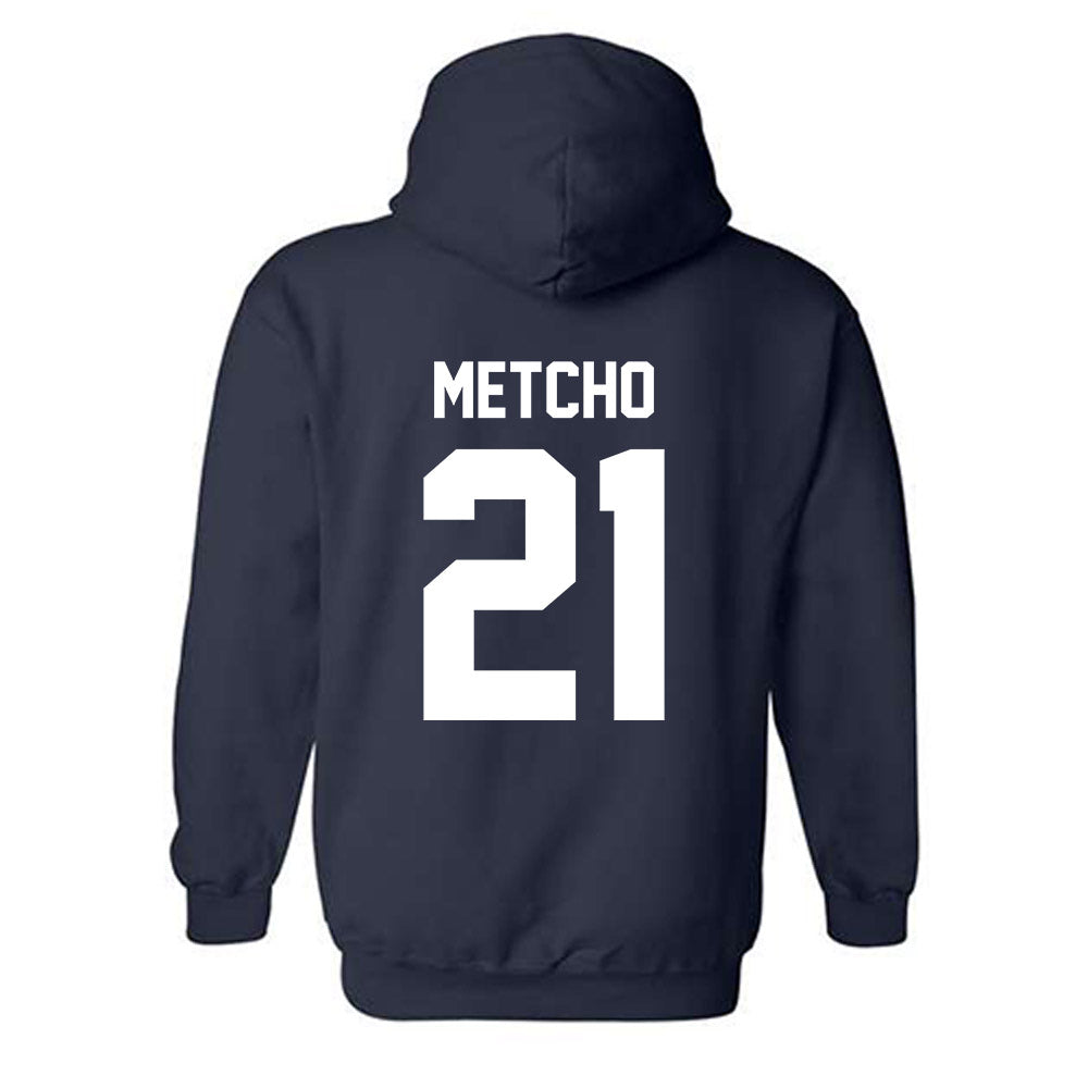 Nevada - NCAA Baseball : Jack Metcho - Classic Shersey Hooded Sweatshirt-1