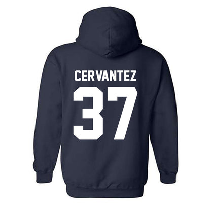 Nevada - NCAA Baseball : Takeo Cervantez - Classic Shersey Hooded Sweatshirt-1