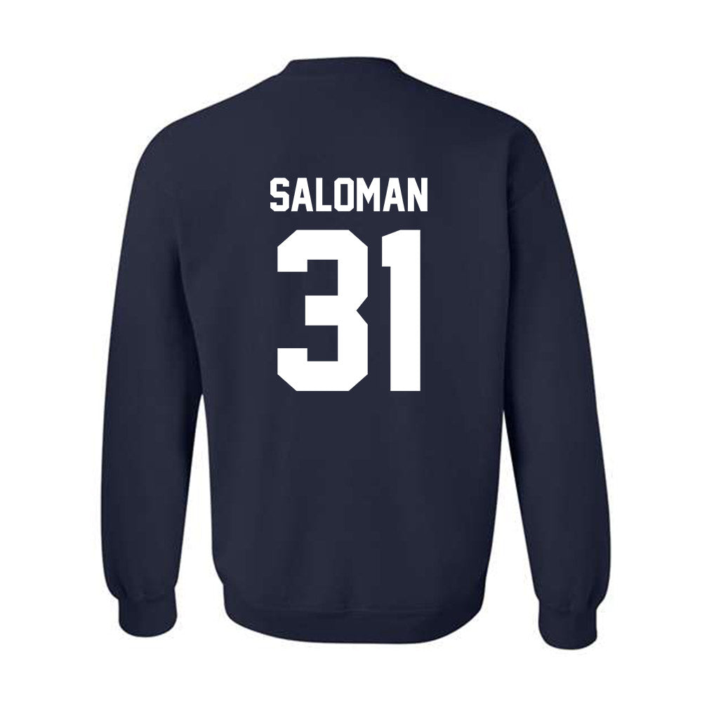 Nevada - NCAA Baseball : Logan Saloman - Classic Shersey Crewneck Sweatshirt-1