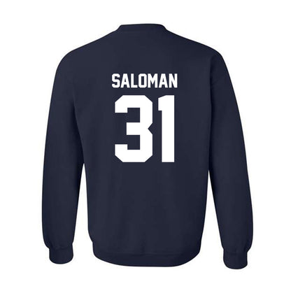 Nevada - NCAA Baseball : Logan Saloman - Classic Shersey Crewneck Sweatshirt-1