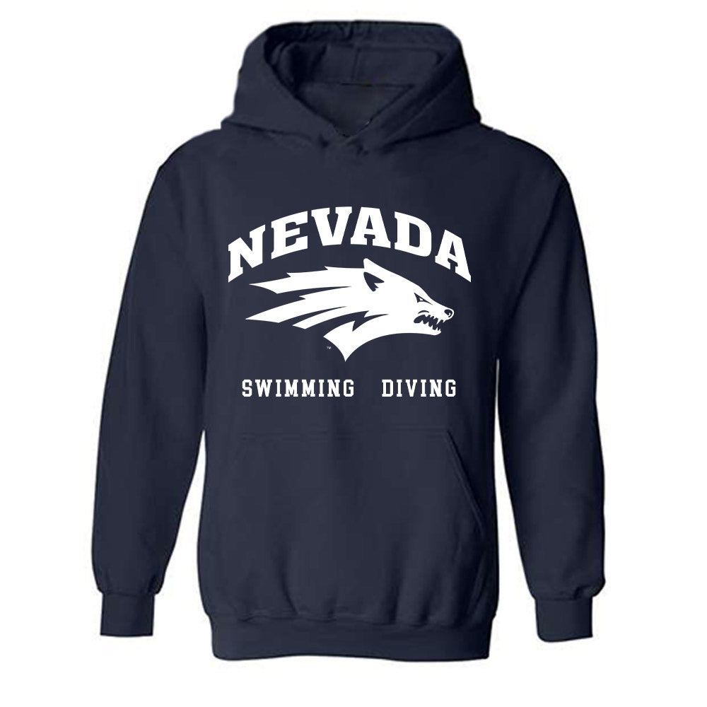 Nevada - NCAA Women's Swimming & Diving : sal vagg - Classic Shersey Hooded Sweatshirt-0
