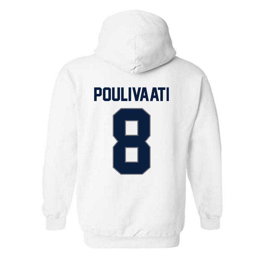 Nevada - NCAA Women's Basketball : Olivia Poulivaati - Classic Shersey Hooded Sweatshirt-1