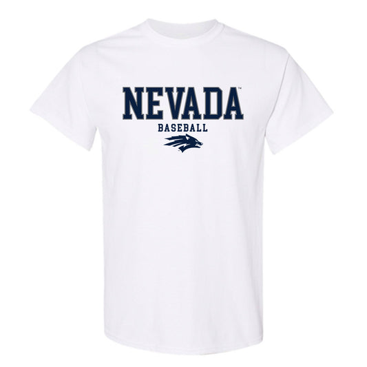 Nevada - NCAA Baseball : Logan Saloman - Classic Shersey T-Shirt-0