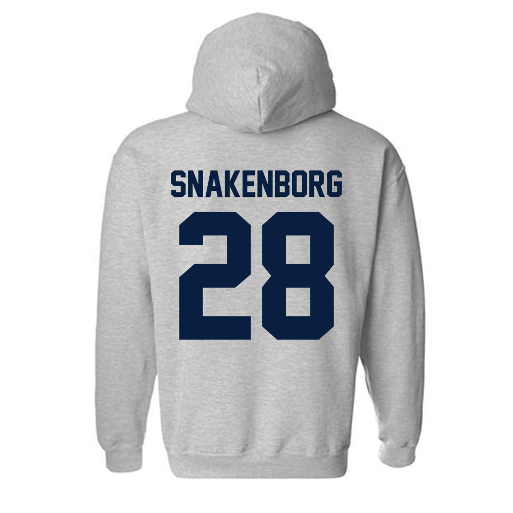 Nevada - NCAA Baseball : nate Snakenborg - Classic Shersey Hooded Sweatshirt-1
