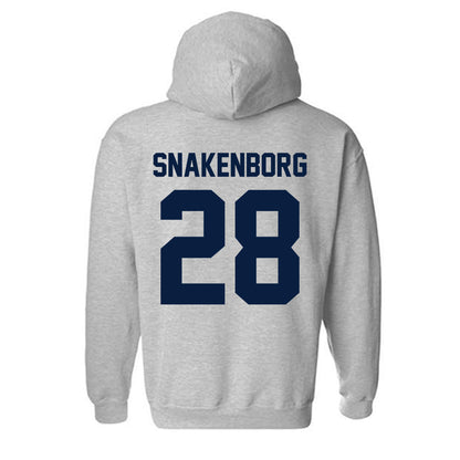 Nevada - NCAA Baseball : nate Snakenborg - Classic Shersey Hooded Sweatshirt-1